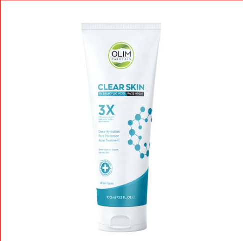 OLIM NATURALS - Salicylic Acid Face Wash: Blemish-Busting, Oil-Balancing,