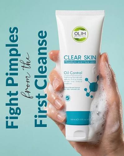 OLIM NATURALS - Salicylic Acid Face Wash: Blemish-Busting, Oil-Balancing, - Image 3