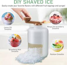 SP Dealz Manual Ice Crusher, Portable Shaved Ice Machine - Image 3