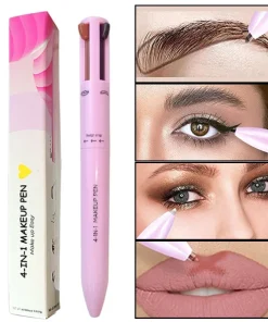 4-in-1 Makeup Pen Set (Eye Liner, Lip Liner, Brow Liner Eyebrow Pencil)